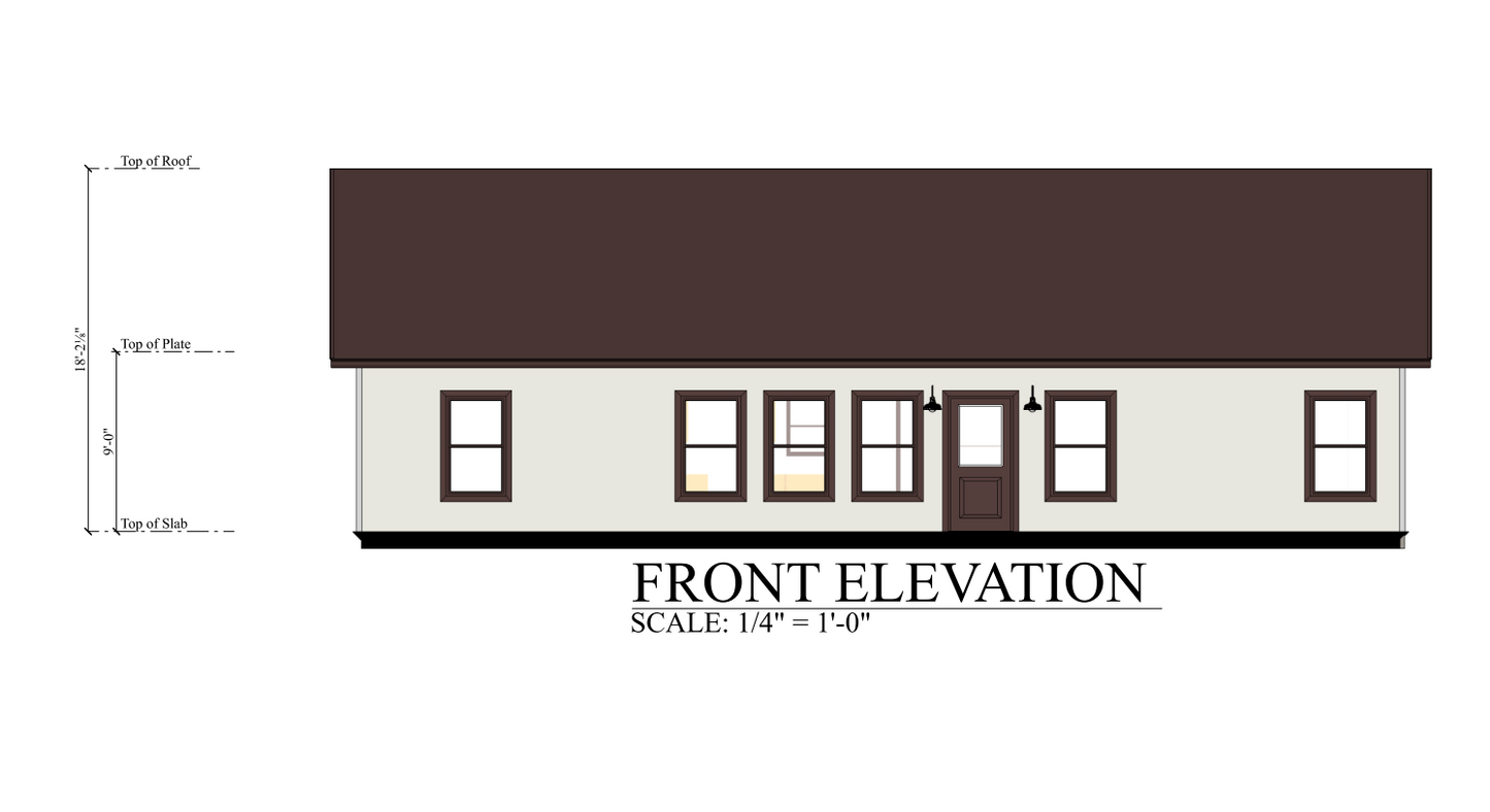 PL-62302 Greenway Barndominium House Plans
