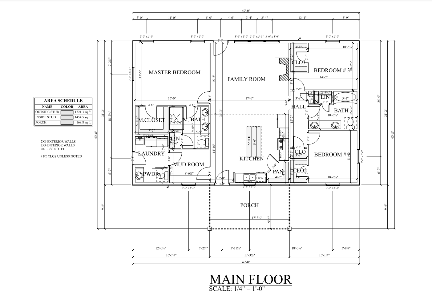 PL-62303 Gorefield Barndominium House Plans
