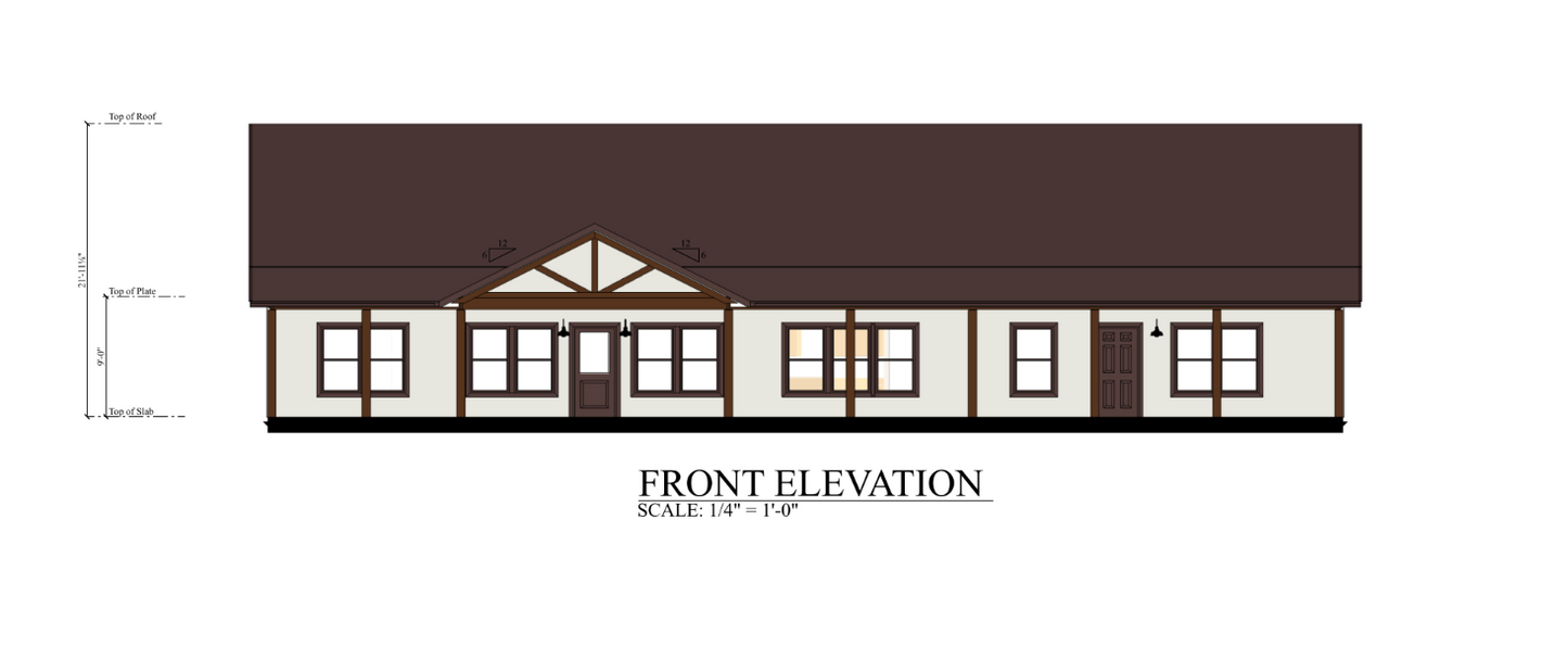 PL-62307 Sunnyside Barndominium House Plans