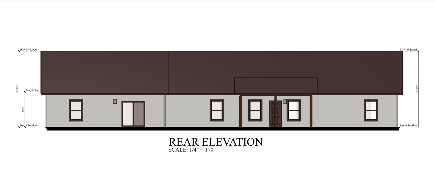 PL-63001 Shayna Barndominium House Plan