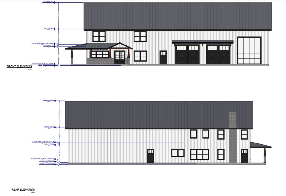 SP-600 Sage Barndominium House Plans