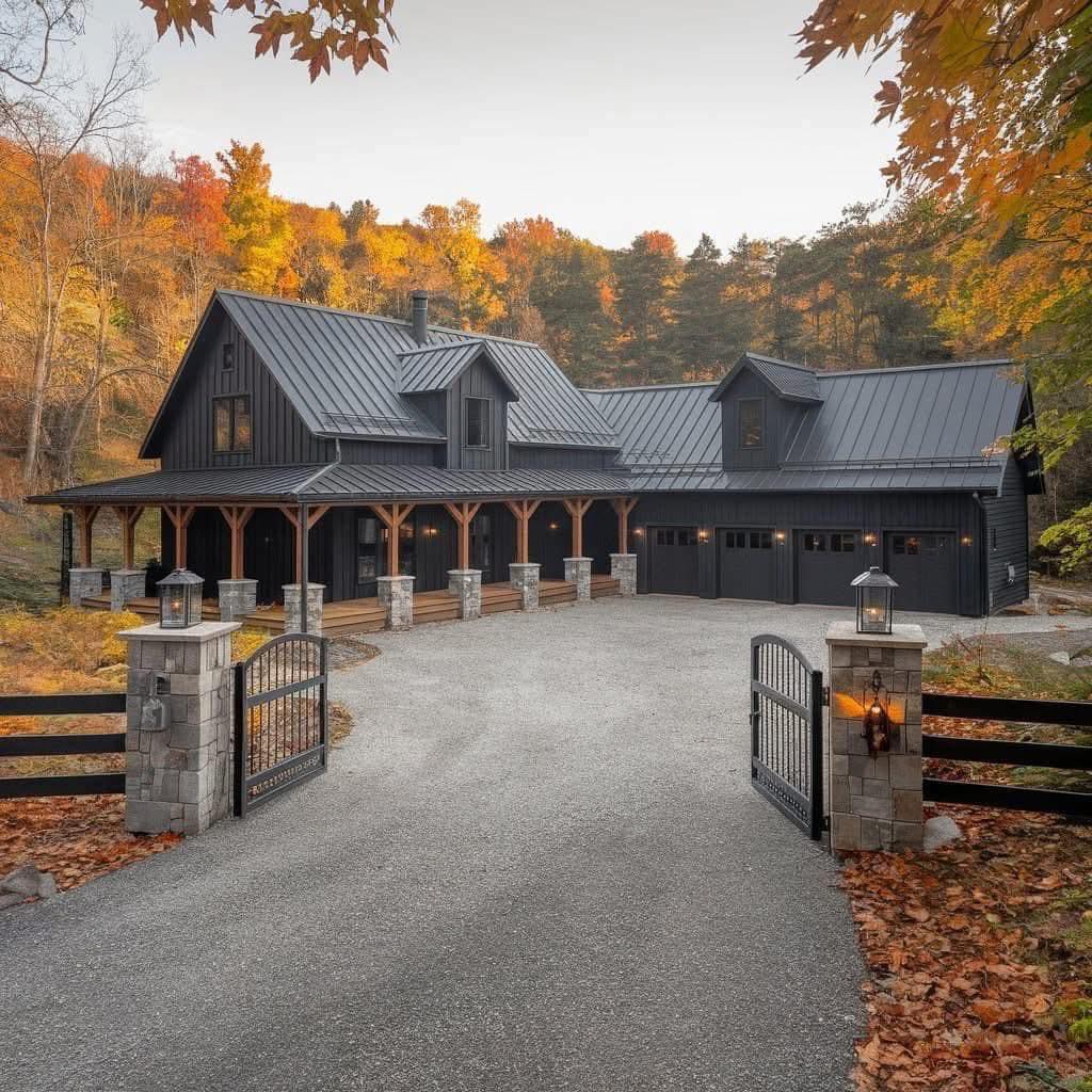 L-Shaped Barndominiums