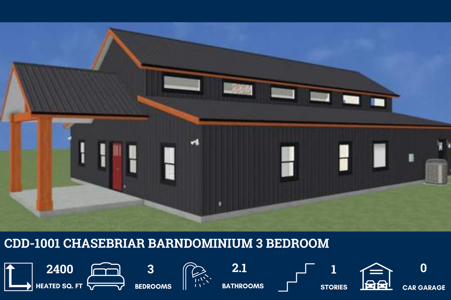 Barndominium House Plans with Office