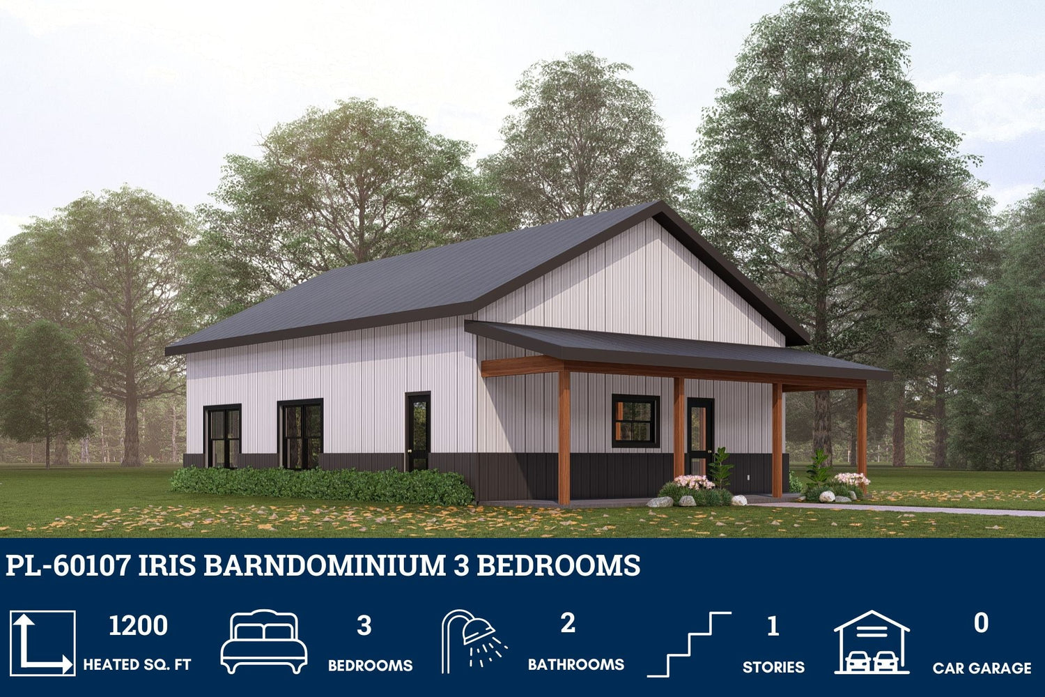 1200 Square Feet Barndominium House Plans