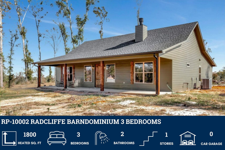 3 Bedroom Barndominium House Plans