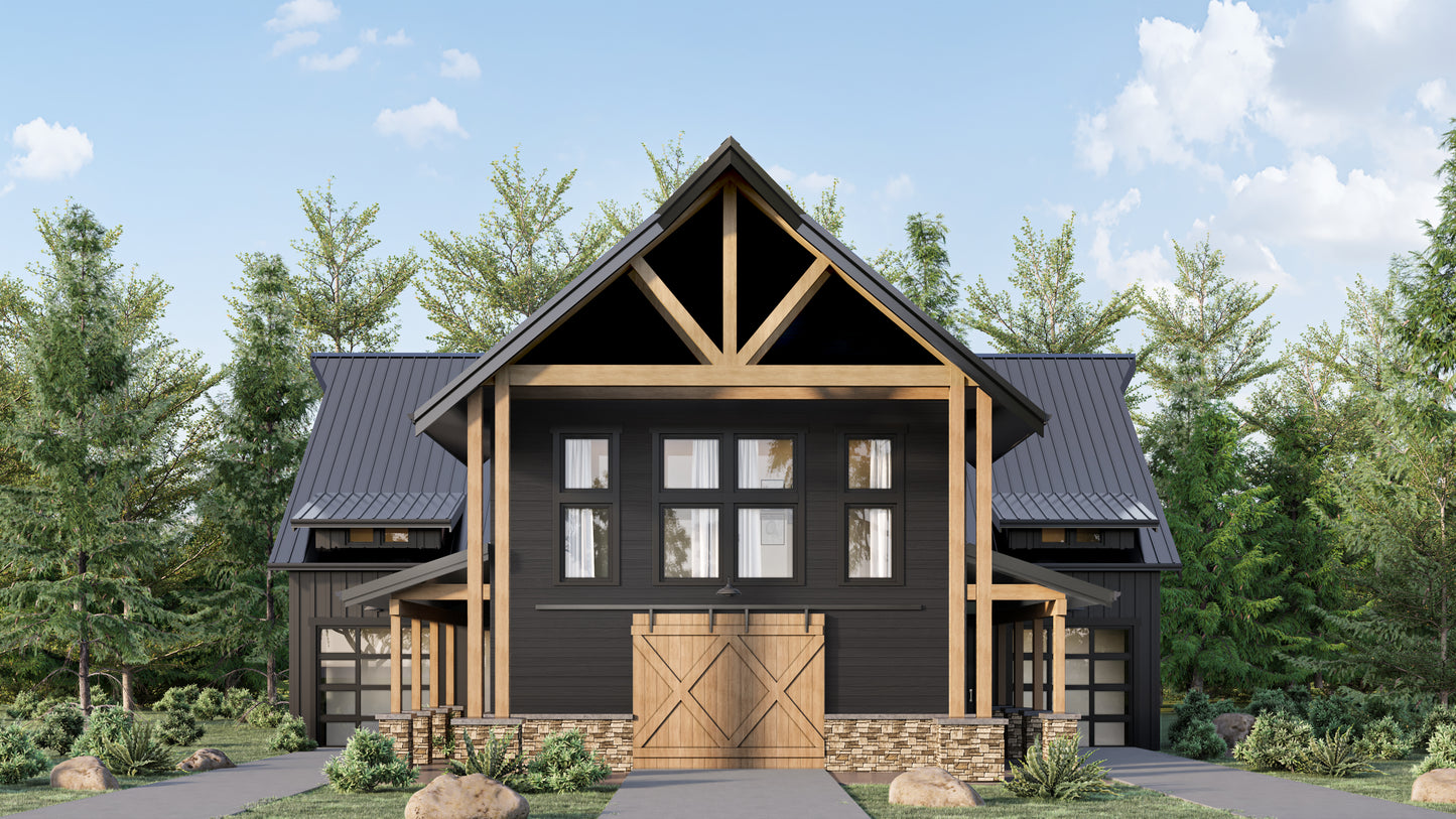 JRW-10006 Valerie Barndominium House Plan