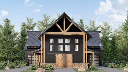 JRW-10006 Valerie Barndominium House Plan
