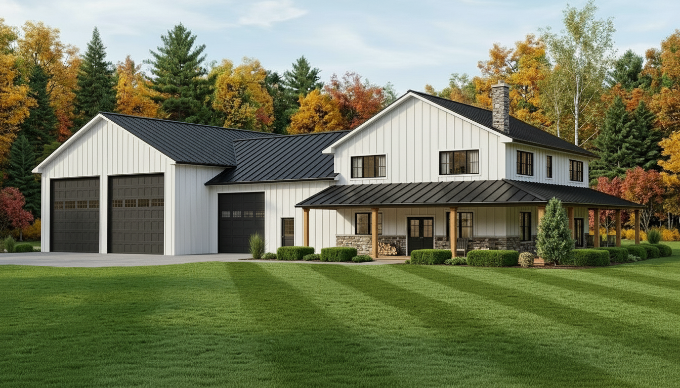 BG-20042 Prescott Barndominium House Plan