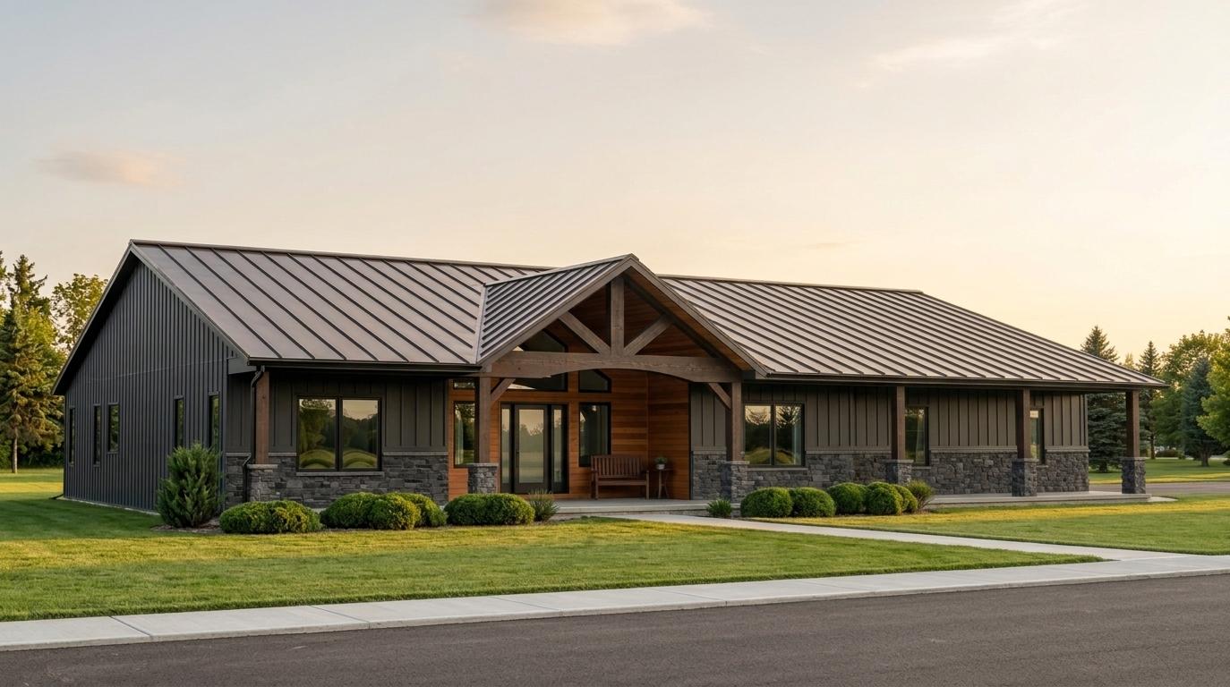 BG-20010 Monroe Barndominium House Plan