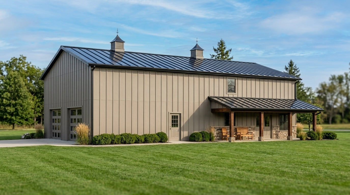 BG-20058 Covington Barndominium House Plan
