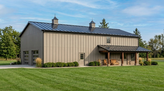 BG-20058 Covington Barndominium House Plan