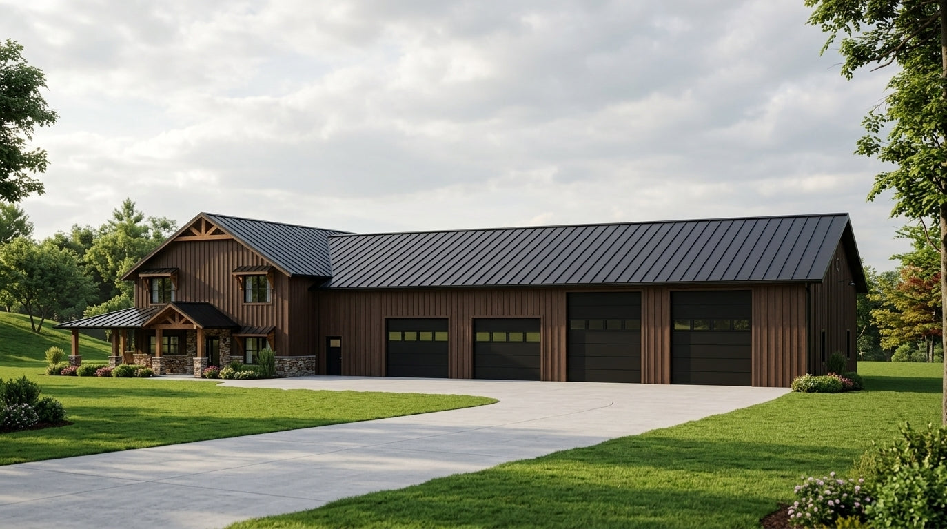 BG-20001-B Preston Barndominium House Plan