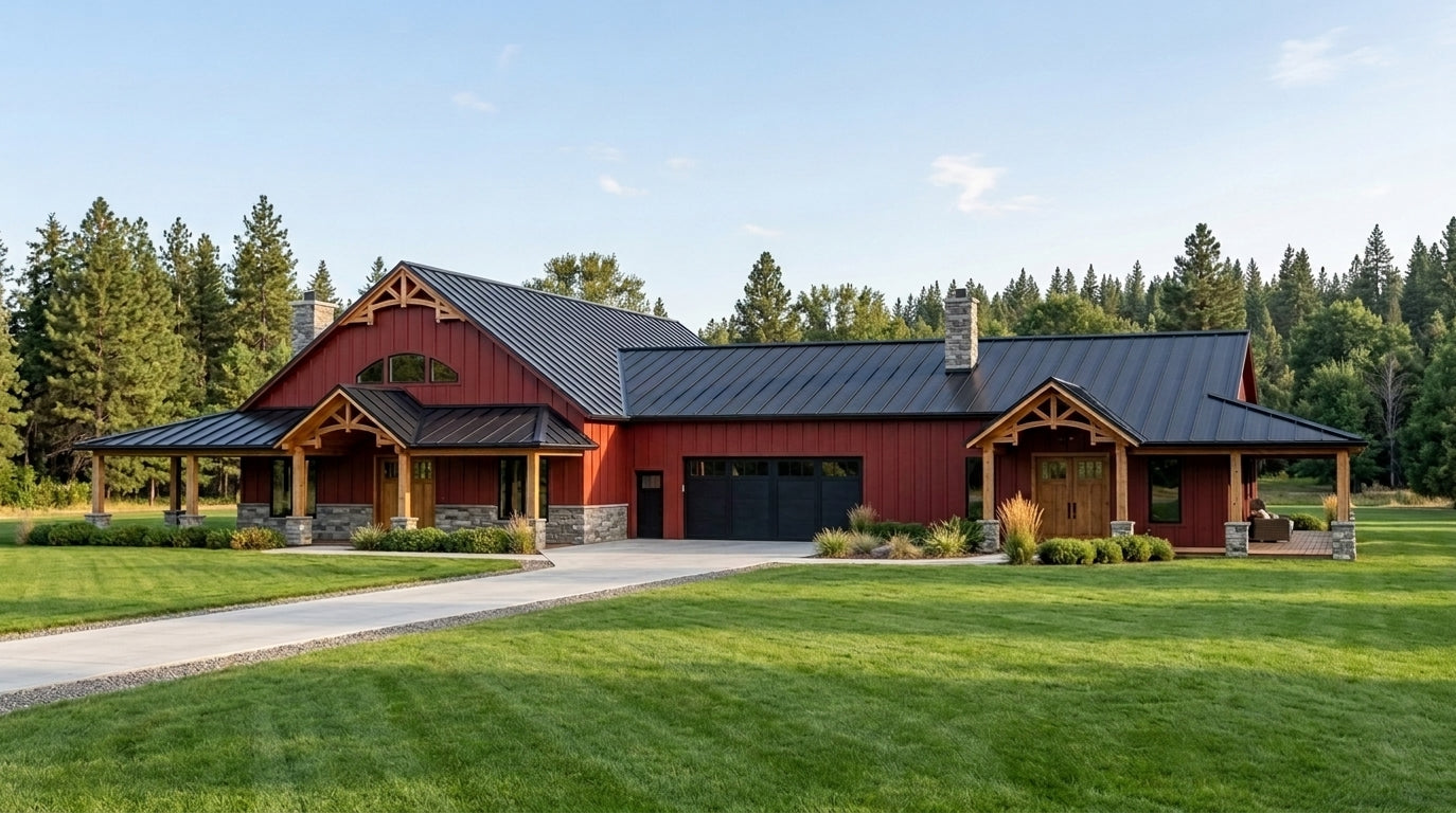 BG-20034 Pendleton Barndominium House Plan