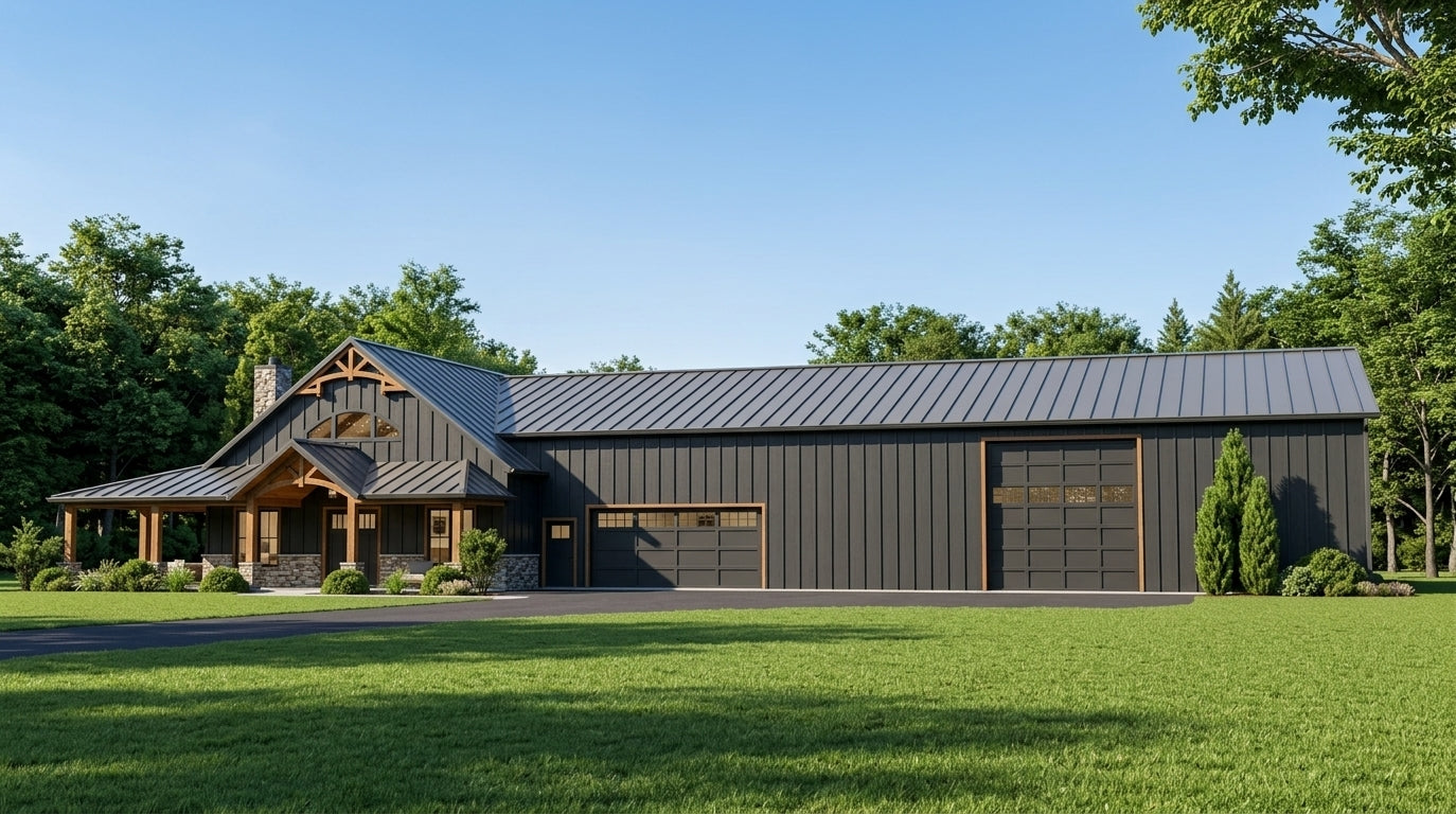 BG-20012 Marshall Barndominium House Plan
