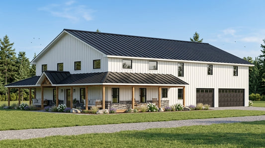 BG-20094 Irvine Barndominium House Plan