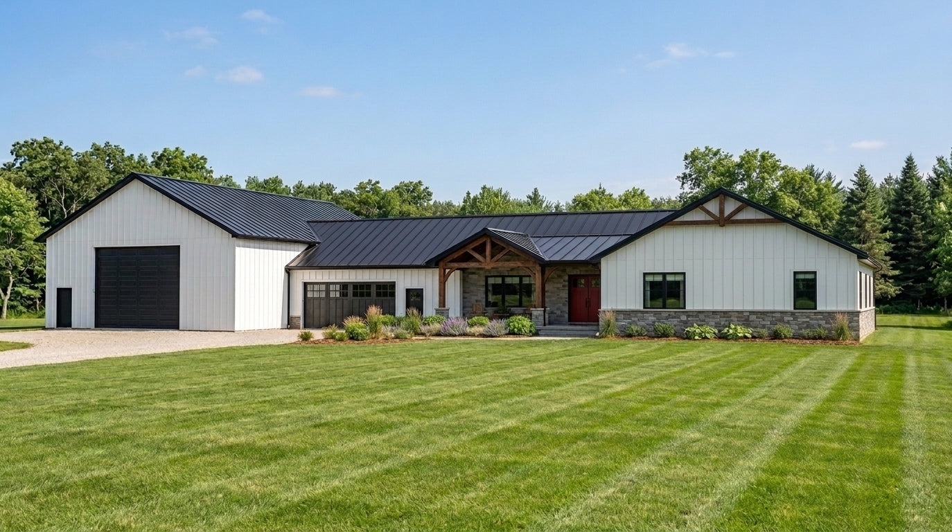BG-20037 Fairhope Barndominium House Plan