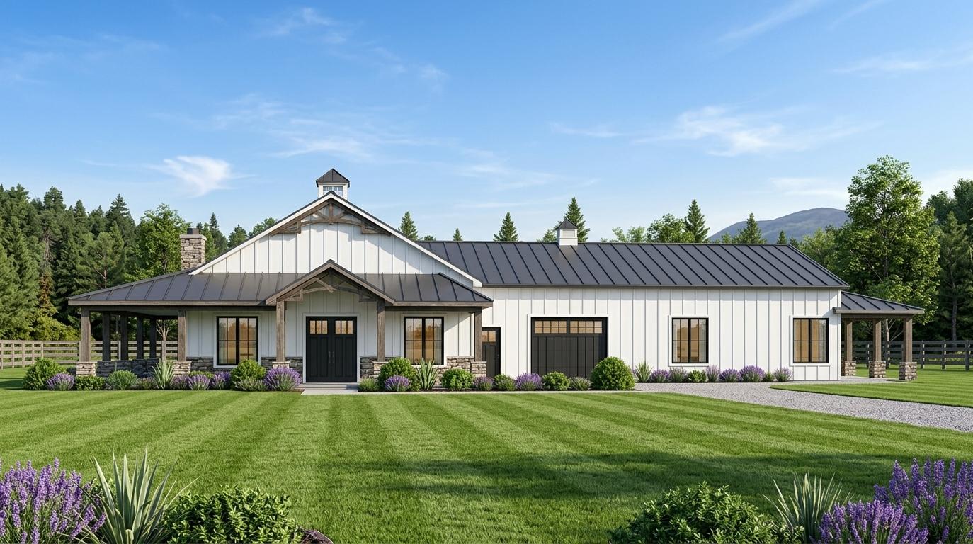 BG-20096 Connie Barndominium House Plan