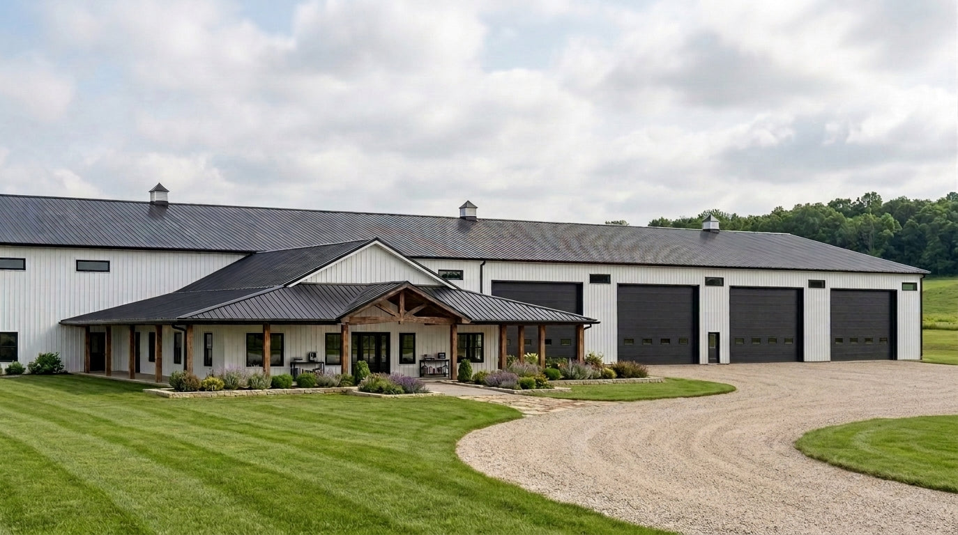 BG-20076 Campbell Barndominium House Plan
