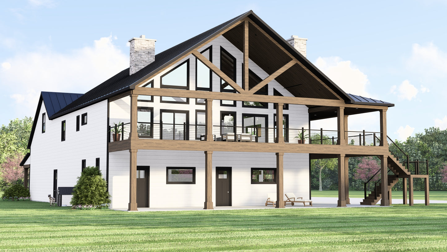 BG-20051 Darby Barndominium House Plan