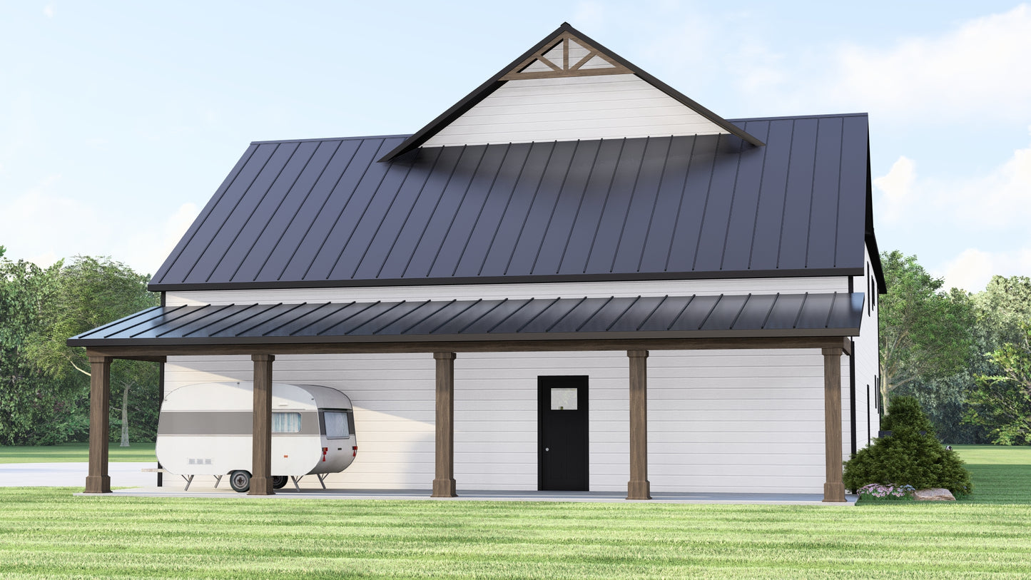 BG-20051 Darby Barndominium House Plan