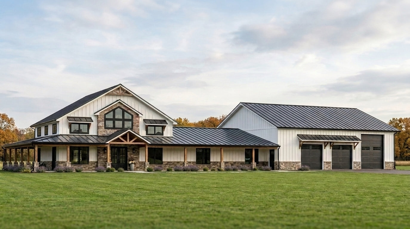 BG-20068 Emerson Barndominium House Plan