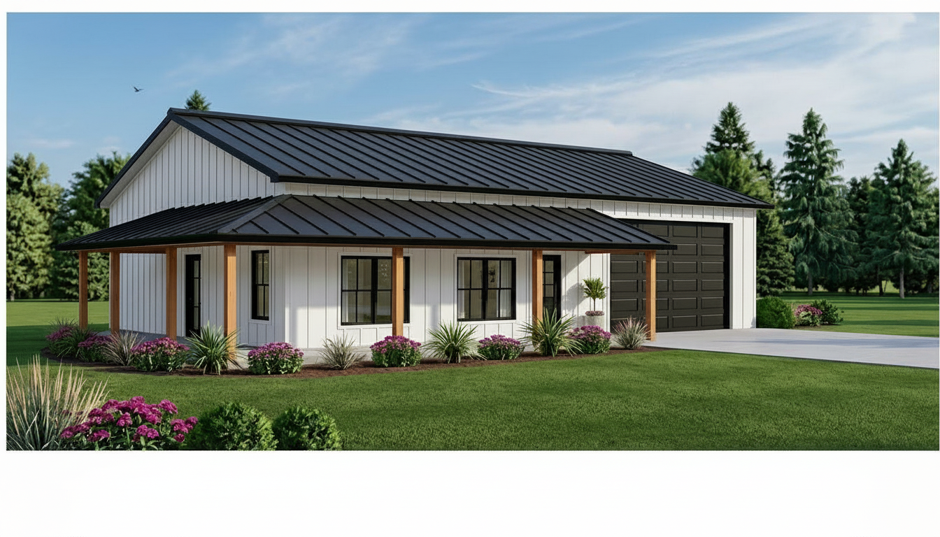BG-20053 Marlowe Barndominium House Plan
