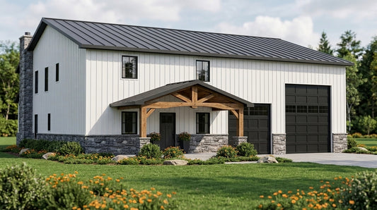 BG-20082 Chester Barndominium House Plan