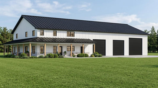 BG-20108 Vance Barndominium House Plan