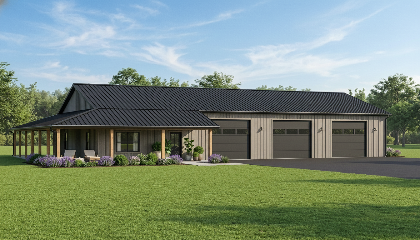 BG-20109 Dorothy Barndominium House Plan