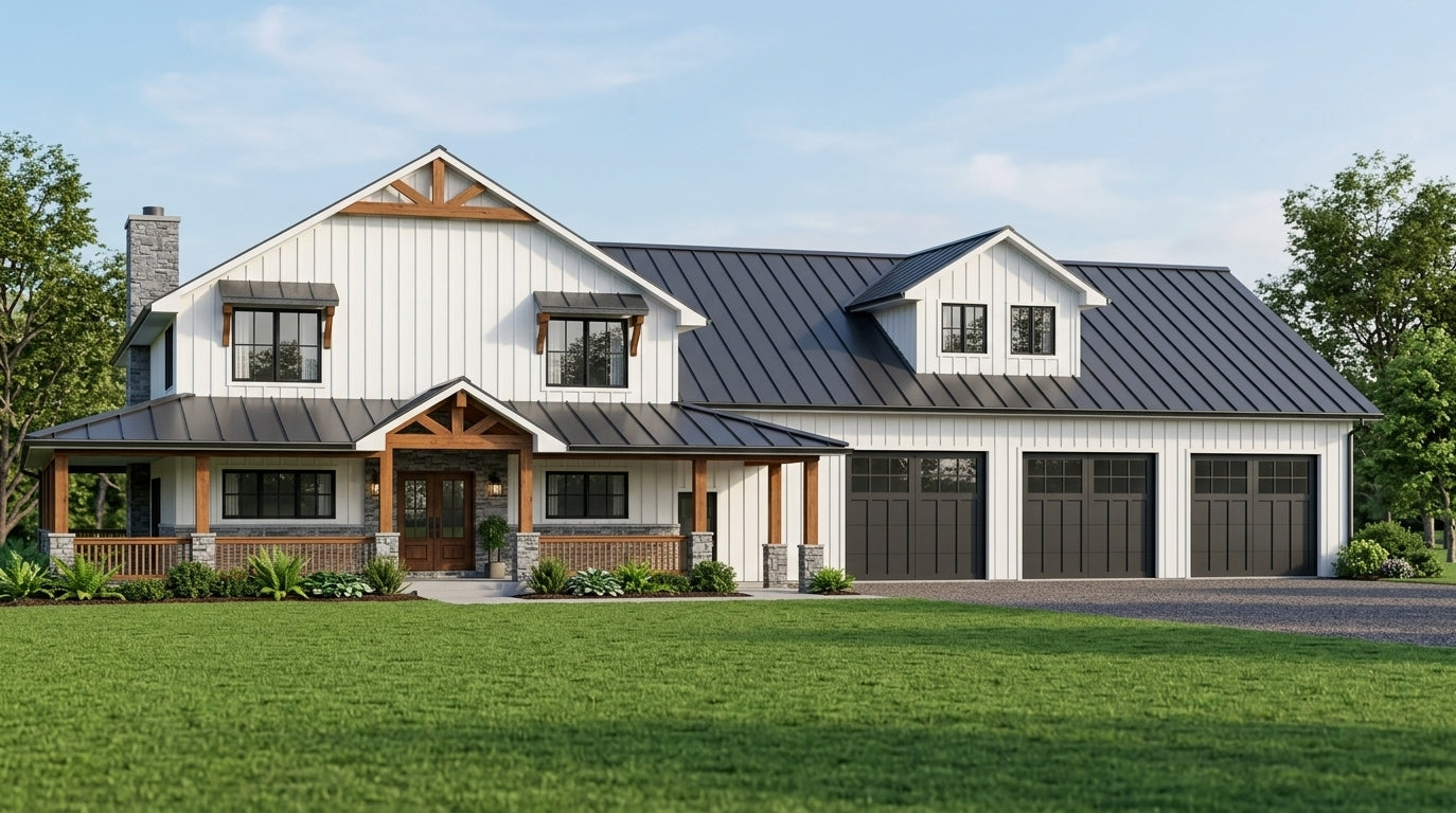 BG-20070 Kenwood Barndominium House Plan