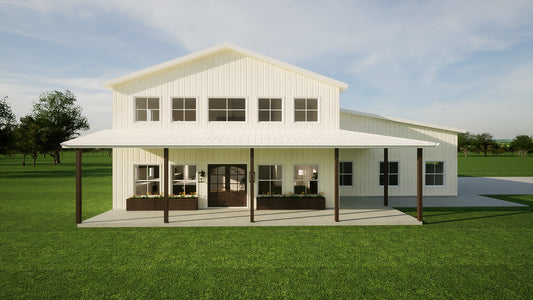 HC-24007 Manhattan Barndominium House Plan