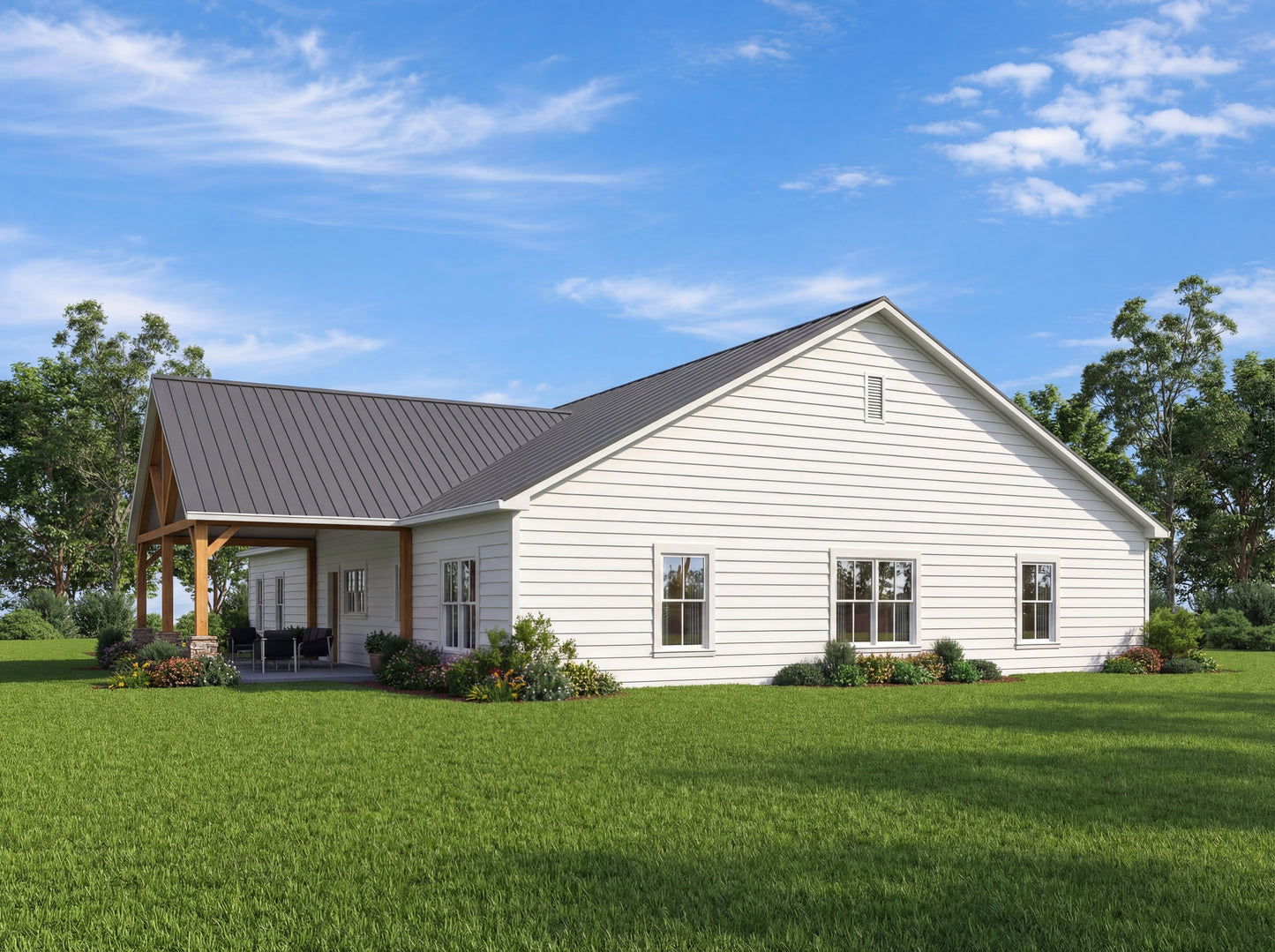 AK-4010-C Cassandra Barndominium House Plan