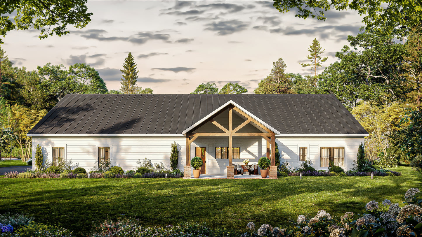 AK-4010 Memphis Barndominium House Plan