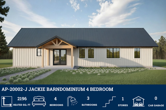 AP-20002-J Jackie Barndominium House Plan