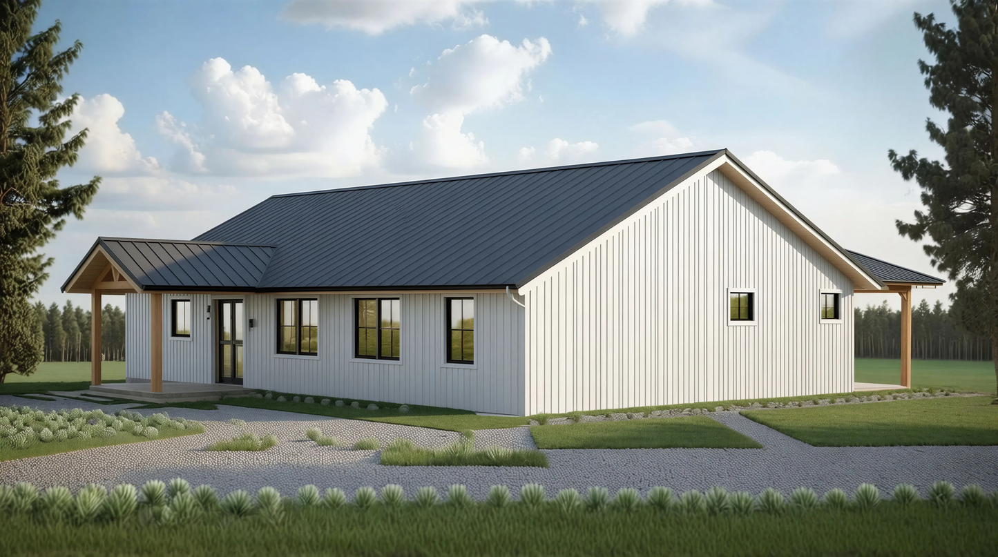 AP-20002-J Jackie Barndominium House Plan