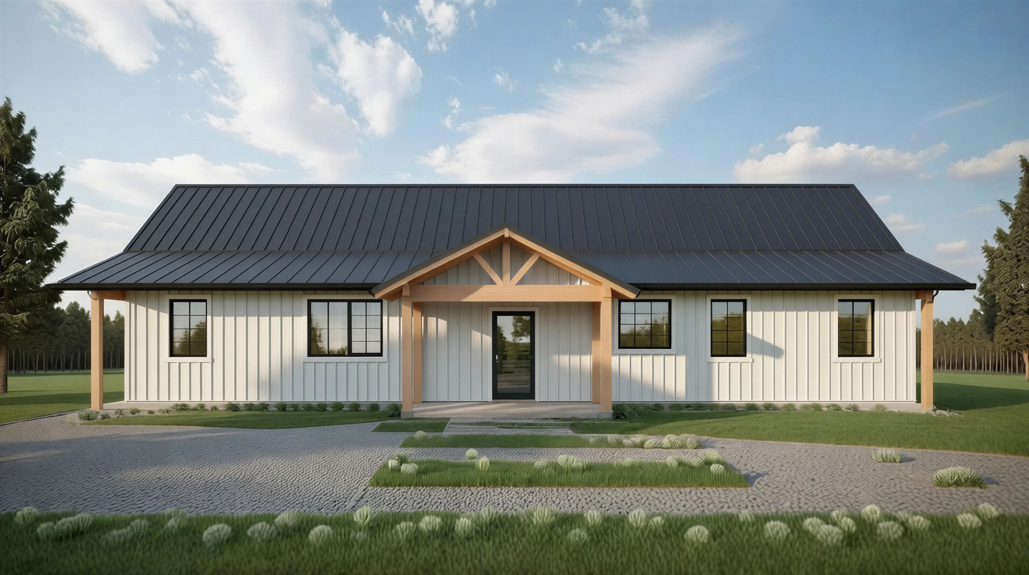 AP-20002-J Jackie Barndominium House Plan