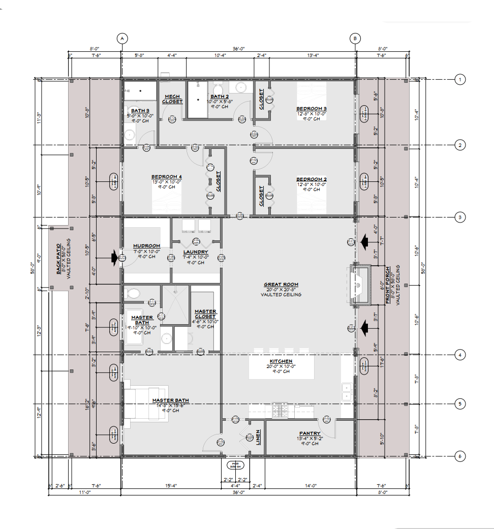 AP-20002 Cottonwood Barndominium House Plan