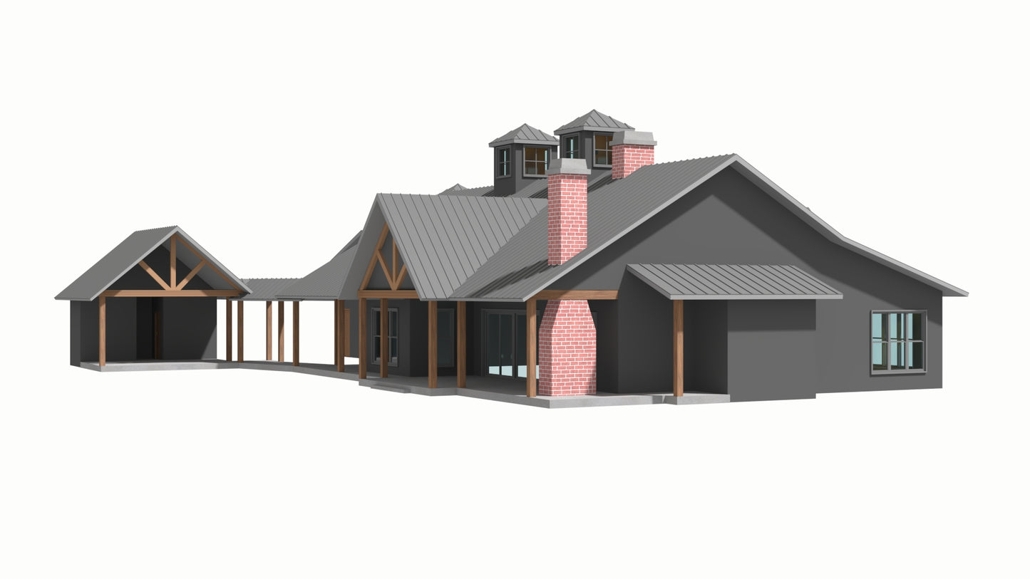 AP-20004 Hoffman Barndominium House Plan