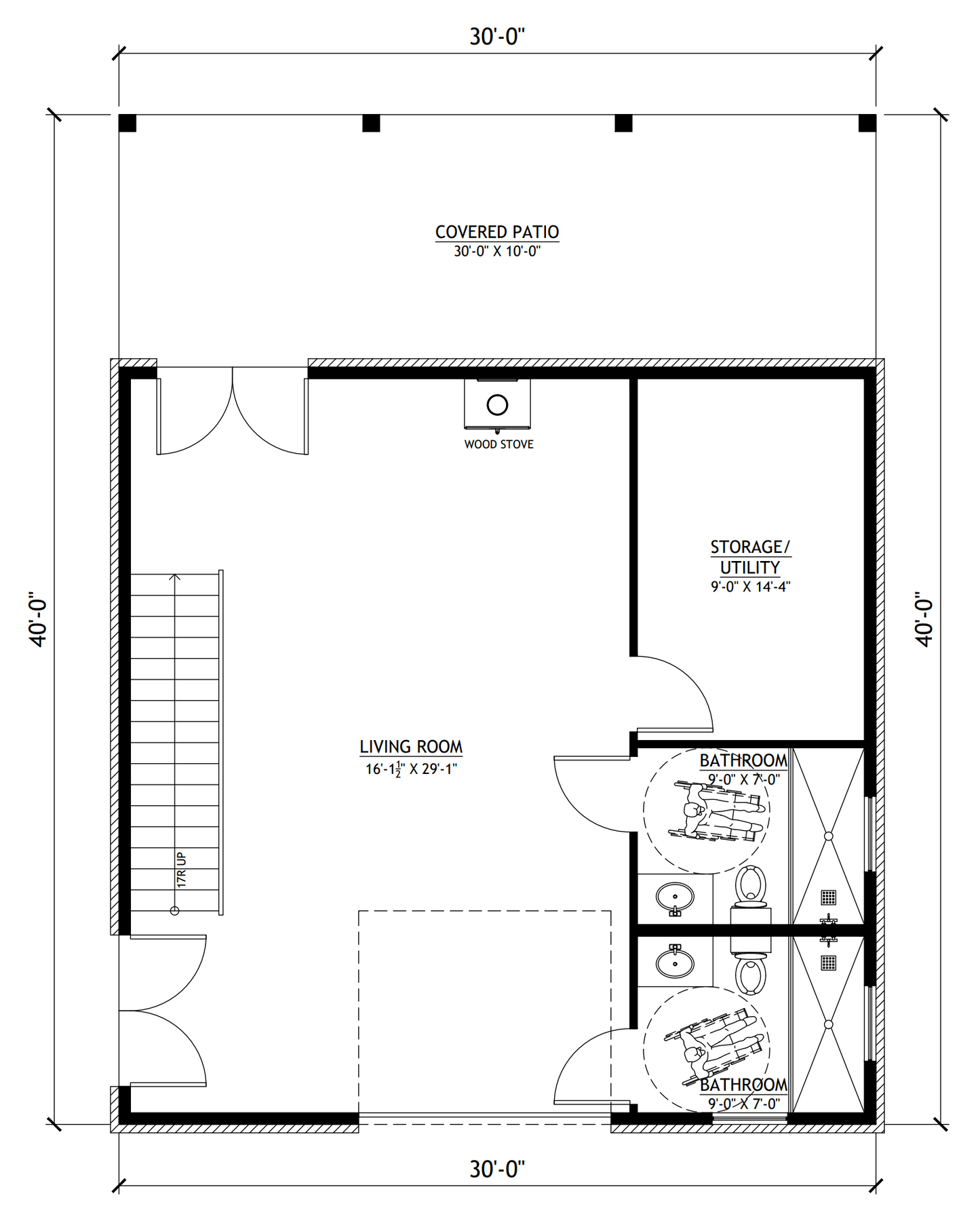 AP-20004 Hoffman Barndominium House Plan