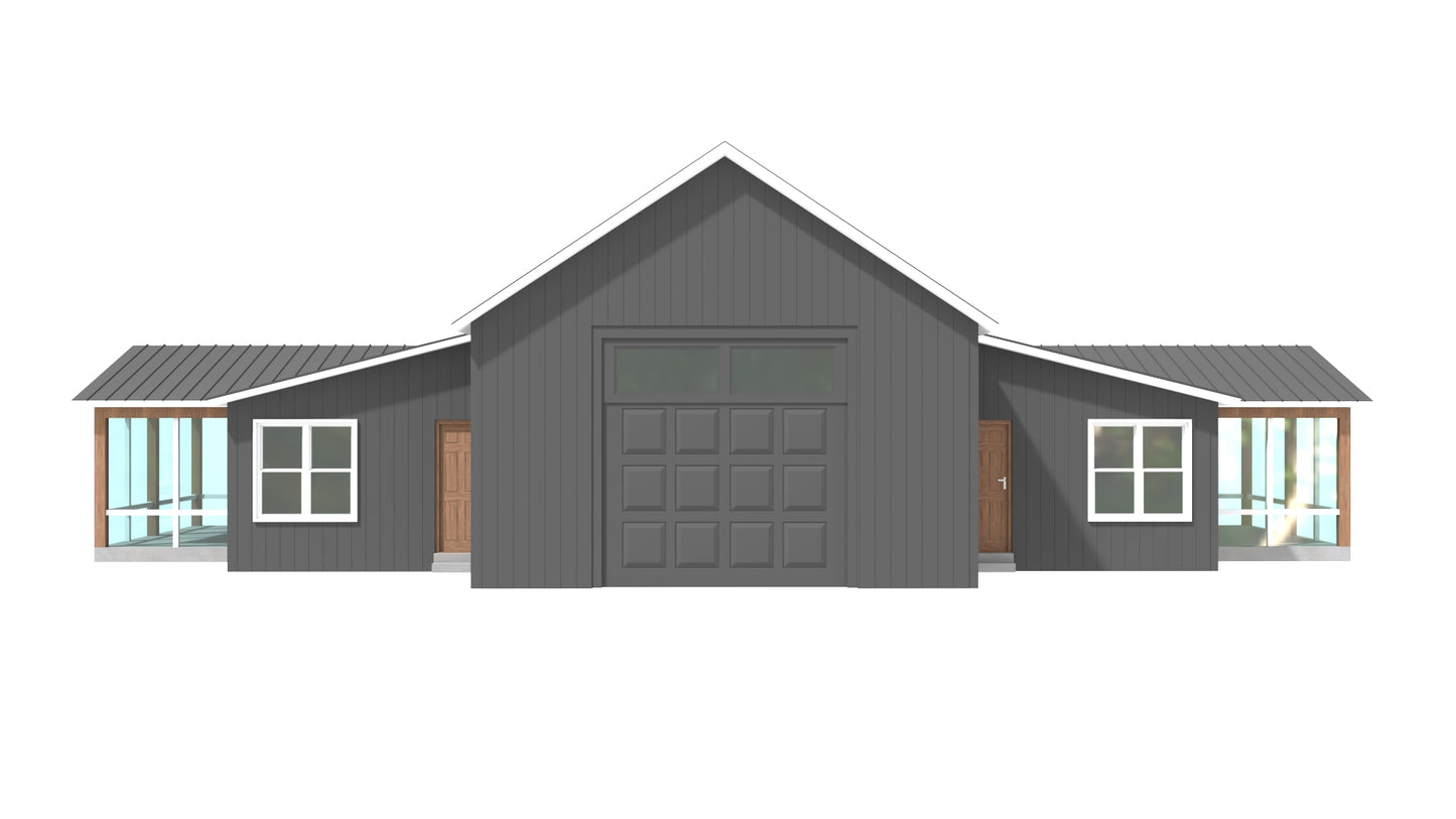 AP-20005 Missy Barndominium House Plan