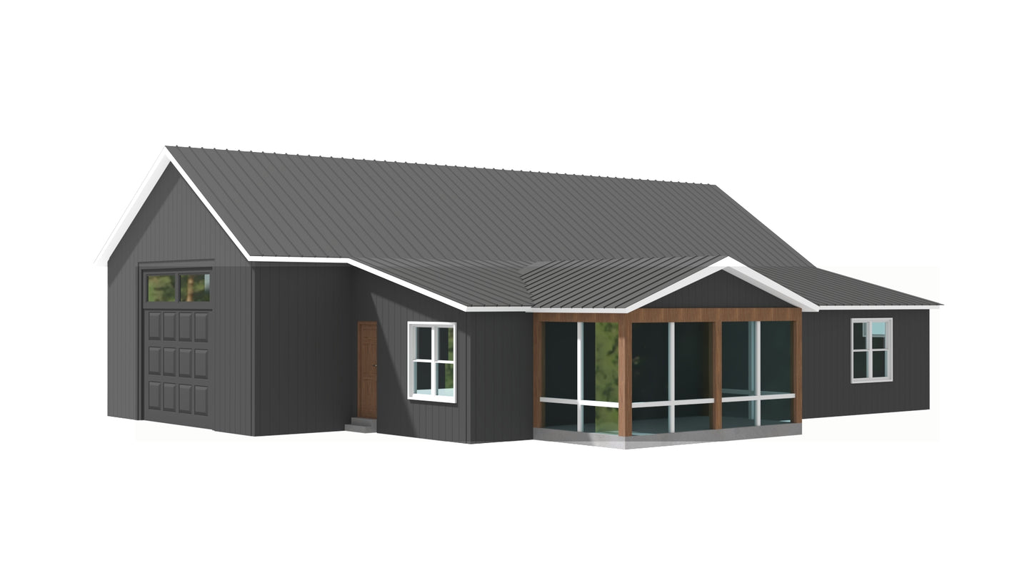 AP-20005 Missy Barndominium House Plan