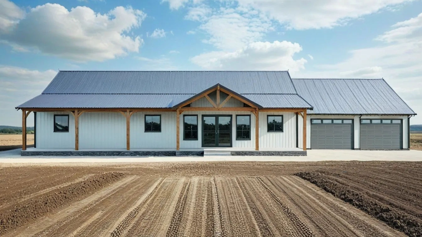 PL-64020 Nussfield Barndominium House Plan
