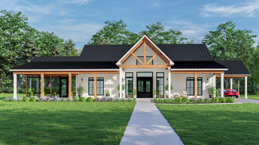 BCO-40001-C Candace Barndominium House Plan