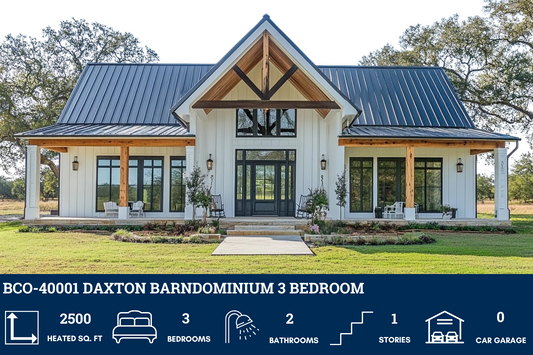 BCO-40001 Daxton Barndominium House Plan