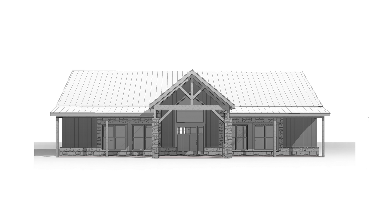 BCO-40002-M Marie Barndominium House Plan