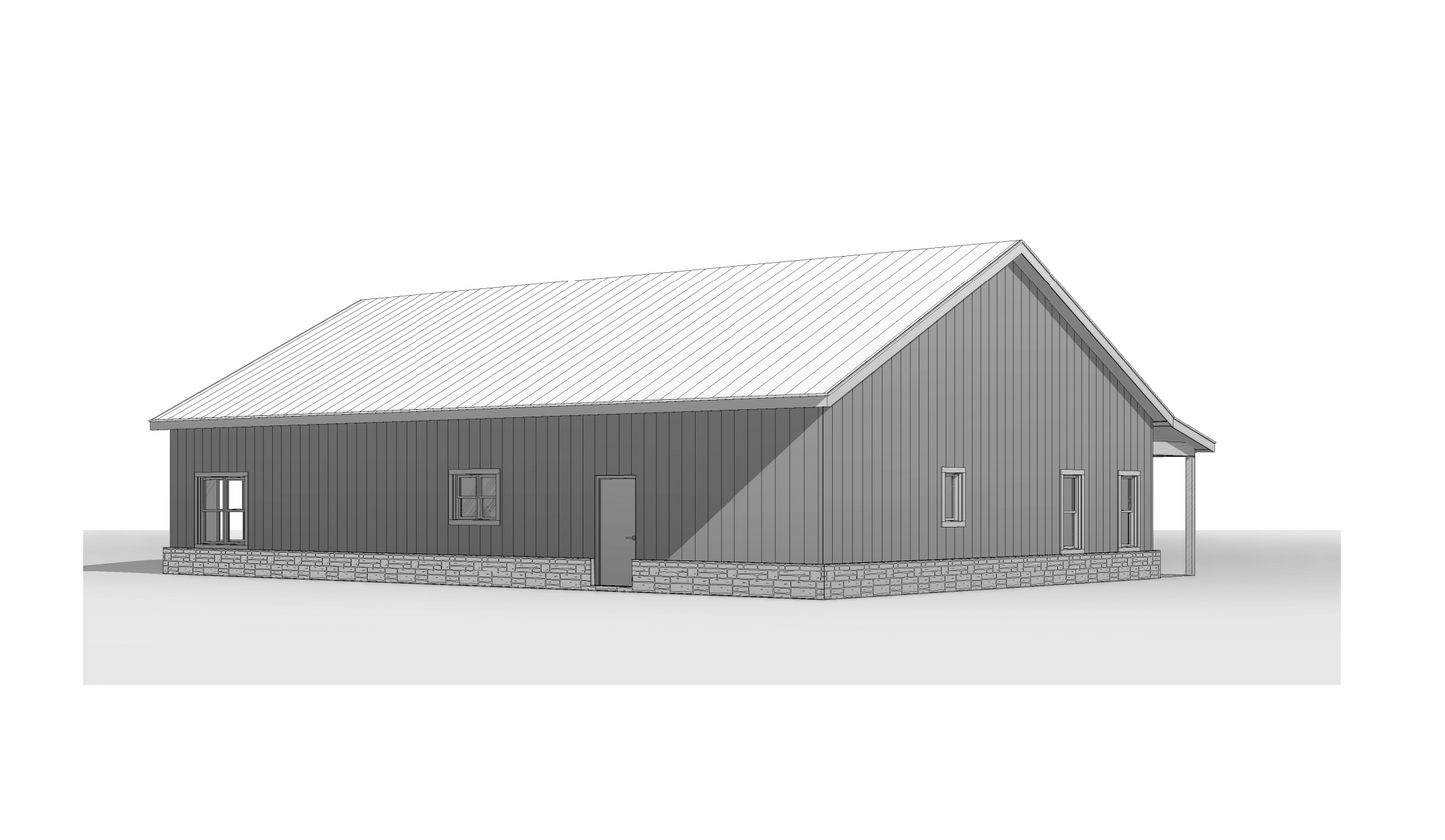BCO-40002-M Marie Barndominium House Plan