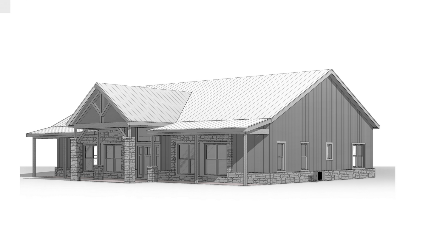 BCO-40002-M Marie Barndominium House Plan