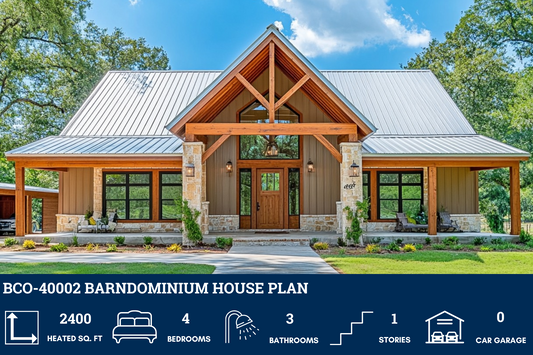 BCO-40002 Barndominium House Plan