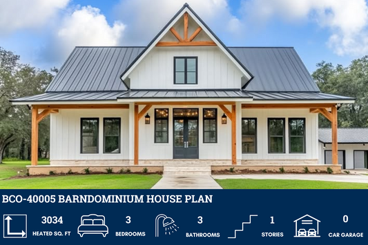 BCO-40005 Barndominium House Plan
