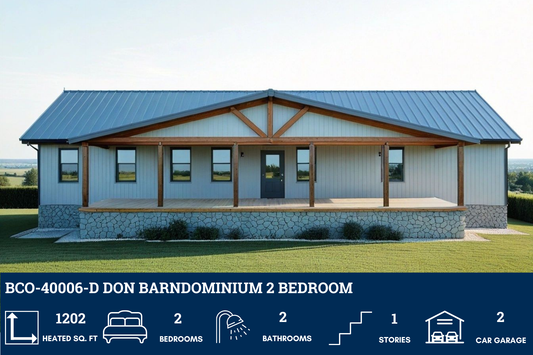 BCO-40006-D Don Barndominium House Plan